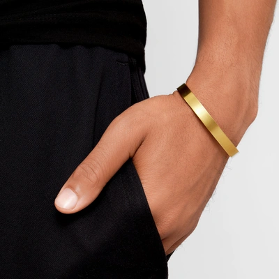 Shop Adornia 7mm Cuff Gold In Yellow