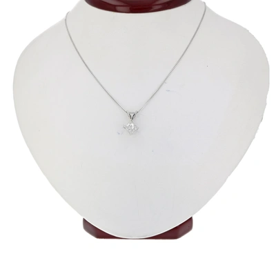 Vir Jewels 3/4 Cttw Diamond Solitaire Pendant Necklace 14k White Gold Princess With Chain In Silver