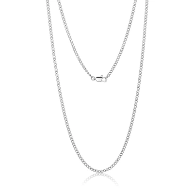 Adornia 3mm Cuban Chain In Silver