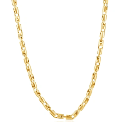 Shop Pompeii3 Men's 14k Gold (61gram) Or Platinum (114gram) 5.5mm Link Chain Necklace 24"
