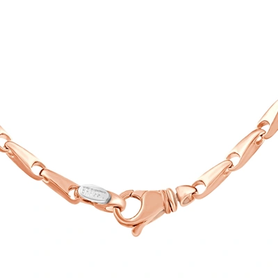 Pompeii3 Men's 14k Gold (40gram) Or Platinum (75gram) 4mm Link Chain Necklace 20" In Gold