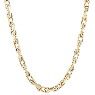 Shop Pompeii3 Men's 14k Gold (79gram) Or Platinum (148gram) 5.5mm Link Chain Necklace 24"