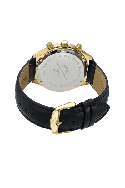 Shop Porsamo Bleu Dylan Men's Leather Watch, 872bdyl In Gold