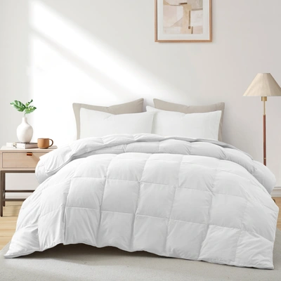 Shop Peace Nest Year Round Down Feather Blend Comforter Duvet Gusset Soft Cover In White