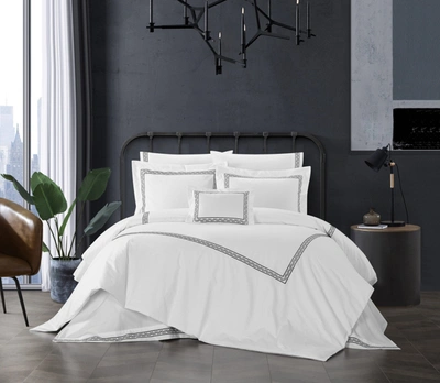 Shop Chic Home Crisanta 8-piece Comforter Set In Black