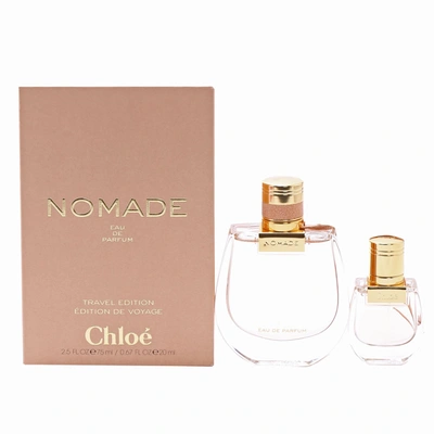Shop Chloé Chloe Nomad Set By Chloe2.5 Edp/.67 Edp In Pink