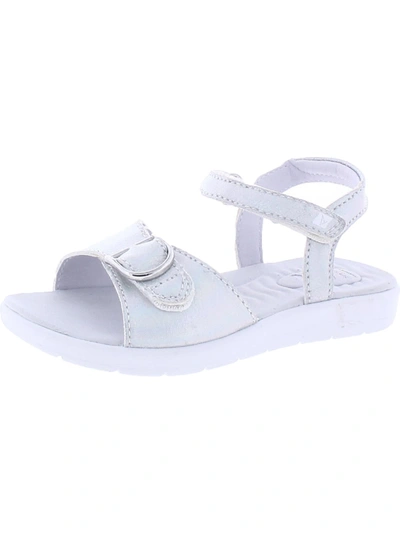 Shop Sperry Plushwave Toddler Open Toe Strappy Sandals In White