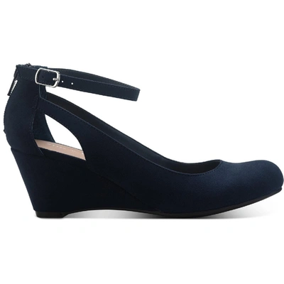 Sun + Stone Miley Womens Adjustable Dressy Wedge Heels In Multi