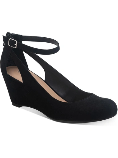 Sun + Stone Miley Womens Adjustable Dressy Wedge Heels In Multi