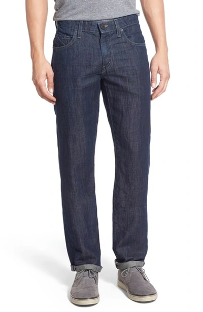 J Brand Kane Clean Wash Straight-leg Denim Jeans In Silox