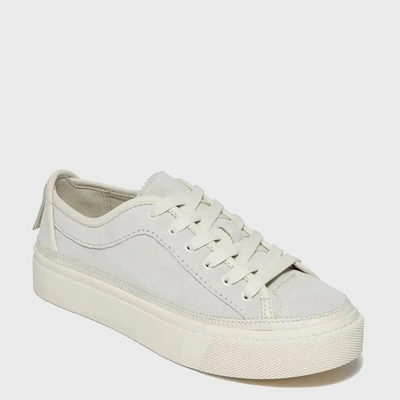 Shop Allsaints Milla Suede Sneaker In White