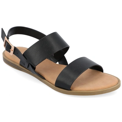 Shop Journee Collection Collection Women's Lavine Sandal In Black