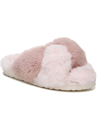 Shop Sam Edelman Jaley Womens Faux Fur Slipper Slide Sandals In Multi