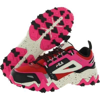 Fila Oakmont Tr Womens Leather Lifestyle Fashion Sneakers In Multi