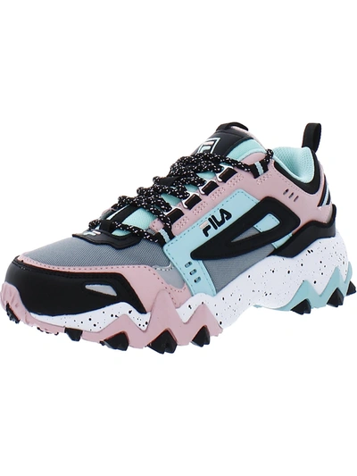 Fila Oakmont Tr Womens Leather Lifestyle Fashion Sneakers In Multi