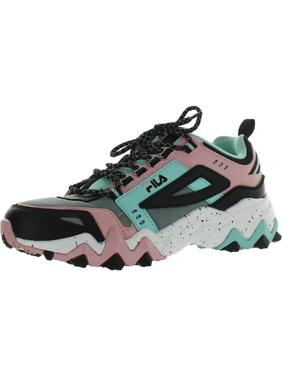Fila Oakmont Tr Womens Leather Lifestyle Fashion Sneakers In Multi