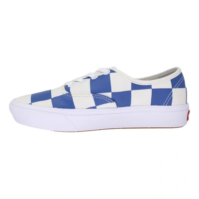 Shop Vans Comfycush Authent Checkerboard Yellow/blue Vn0a3wm7ww8 Men's In Multi