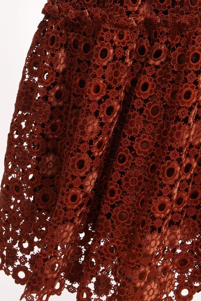 Eva Franco Melville Skirt In Orange