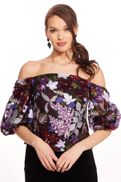 Eva Franco Laken Top In Multi