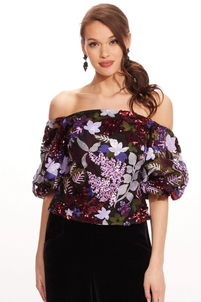 Eva Franco Laken Top In Multi