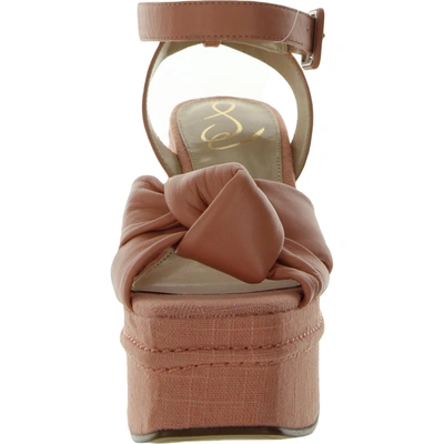 Shop Sam Edelman Theresa Womens Leather Open Toe Platform Sandals In Multi