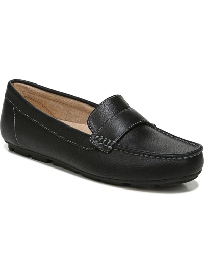 Shop Soul Naturalizer Seven Womens Faux Leather Slip On Loafers In Black