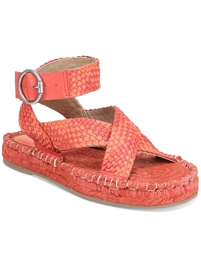 Shop Sam Edelman Dakota Womens Leather Sandals Ankle Strap In Multi