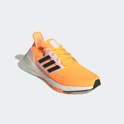 Shop Adidas Originals Men's Adidas Ultraboost 22 Running Shoes In Orange
