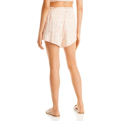 Shop Lost + Wander Womens Floral Pockets Casual Shorts In Beige
