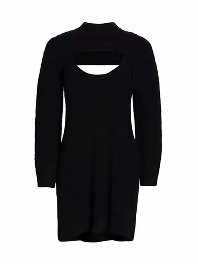 Shop Dh New York Eve Sweater Dress In Black
