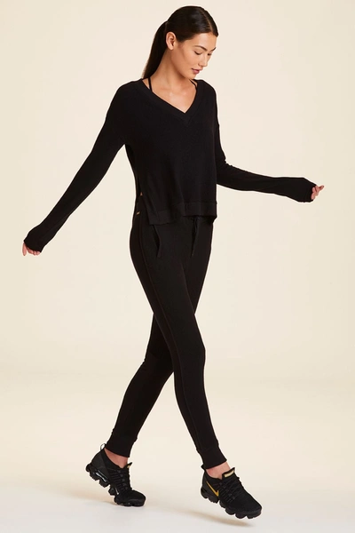 Shop Alala Wander Sweatshirt In Black