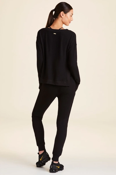 Shop Alala Wander Sweatshirt In Black