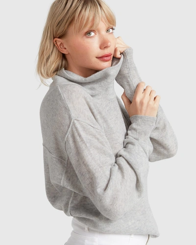 Shop Belle & Bloom Simple Pleasures Cashmere Knit In Grey