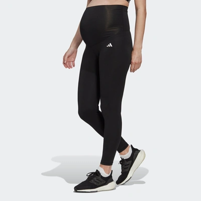 Shop Adidas Originals Women's Adidas Training Essentials 7/8 Leggings (maternity) In Black