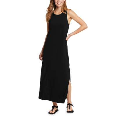 Shop Eddie Bauer Women's Coast And Climb Sleeveless Maxi Dress In Black