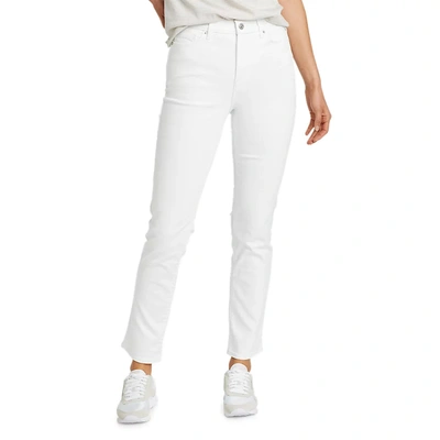 Shop Eddie Bauer Women's Revival High-rise Slim Straight Jeans In White