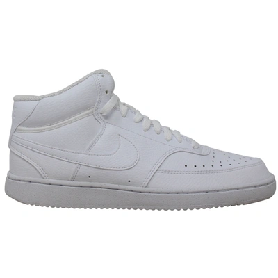 Shop Nike Court Vision Mid Nn White/white-white Dn3577-100 Men's
