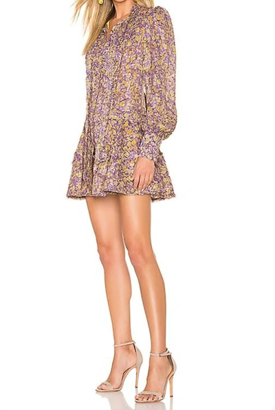 Shop Alexis Monika Dress In Purple/gold In Multi