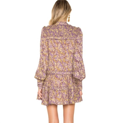 Shop Alexis Monika Dress In Purple/gold In Multi