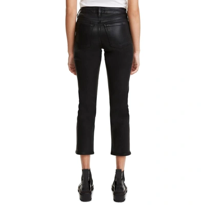 Shop Jen7 By 7 For All Mankind Plus Womens Denim High Rise Ankle Jeans In Black