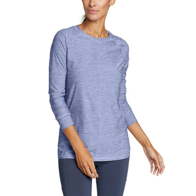 Shop Eddie Bauer Women's Compass Essentials Long-sleeve T-shirt In Purple
