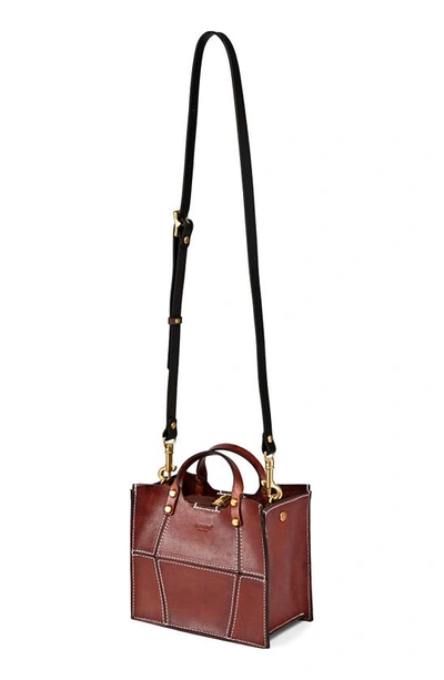Shop Old Trend Rosa Transport Leather Tote In Brown