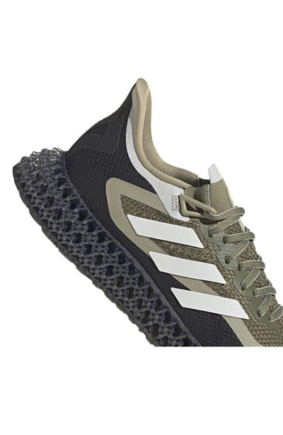 Shop Adidas Originals 4dfwd Running Shoe In Olive/ Zero Met./ Orbit Green