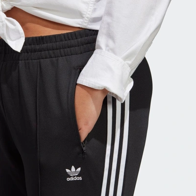 Shop Adidas Originals Women's Adidas Primeblue Sst Track Pants (plus Size) In Black