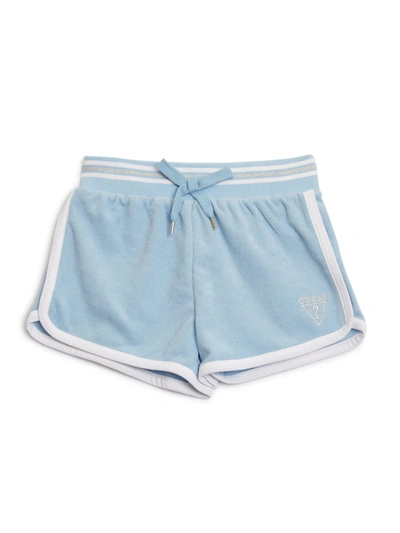Shop Guess Factory Tammy Track Shorts (2-6) In Blue