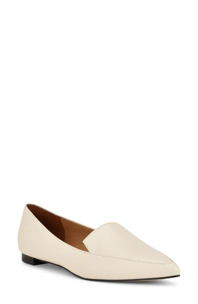 Shop Nine West 'abay' Pointy Toe Loafer In Ivo01