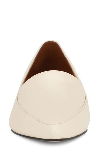 Shop Nine West 'abay' Pointy Toe Loafer In Ivo01