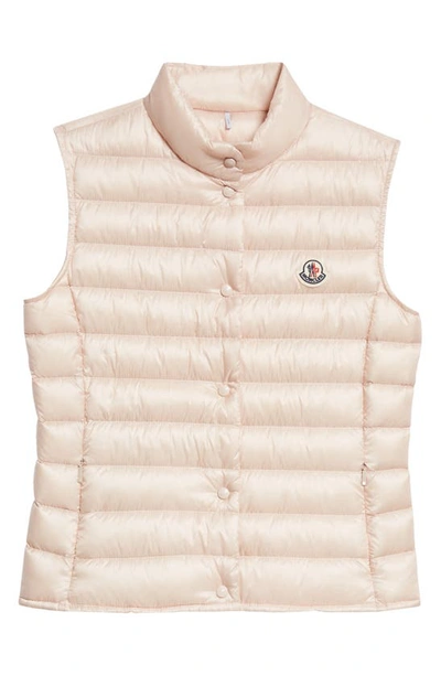 Shop Moncler Liane Quilted Down Puffer Vest In Pink