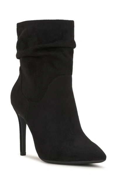 Shop Jessica Simpson Hartzell Slouch Pointed Toe Bootie In Black