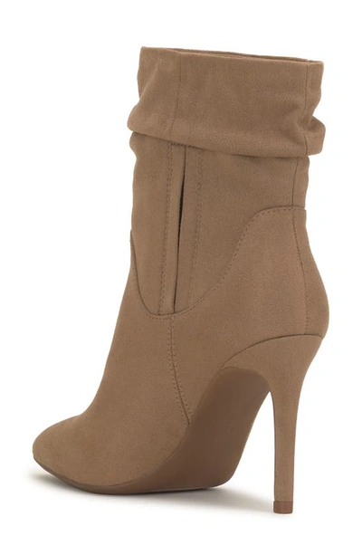 Shop Jessica Simpson Hartzell Slouch Pointed Toe Bootie In Sandstone